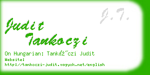 judit tankoczi business card